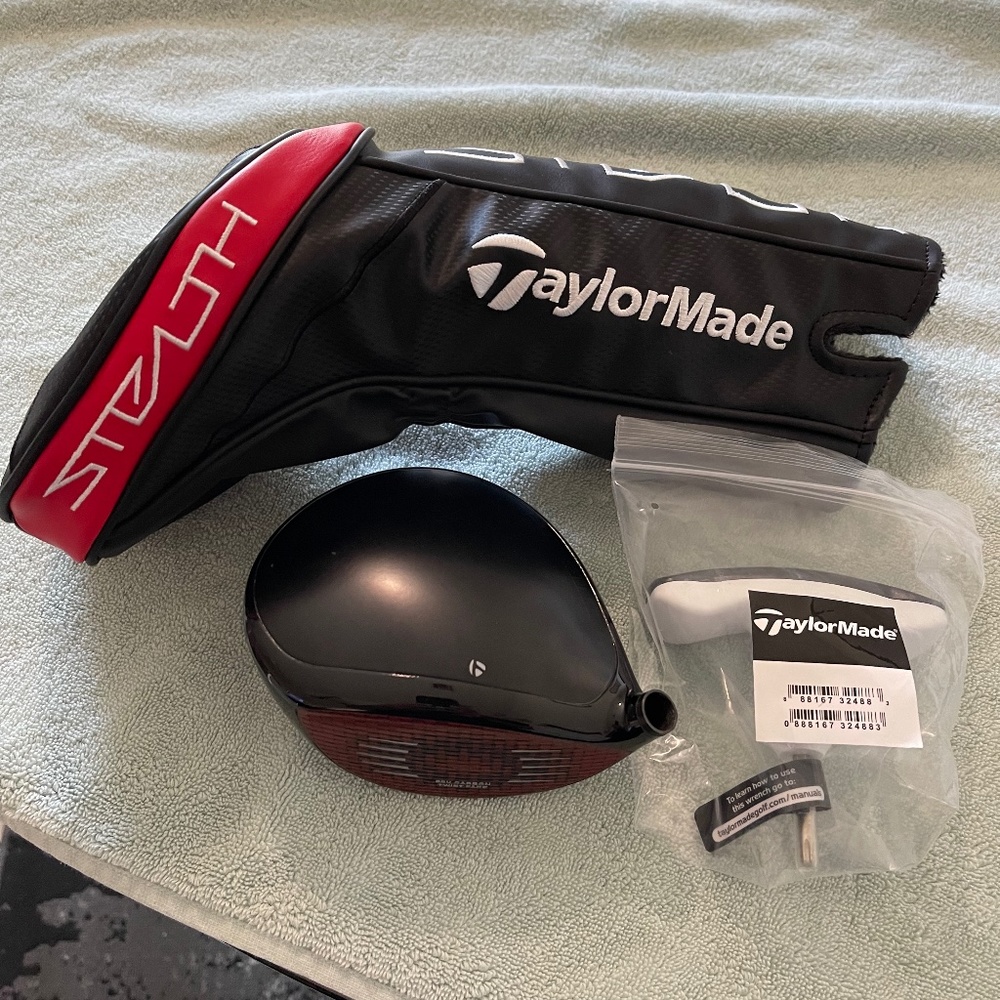 Taylormade stealth plus 8 degree driver head only
